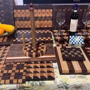 My father handmade this. It took him two weeks a piece. It varies from 200-400$